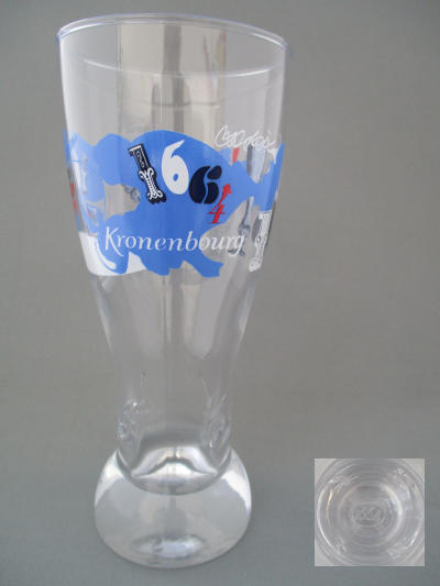 001702B117 Kronenbourg Beer Glass