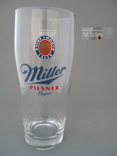 001705B117 Miller Beer Glass