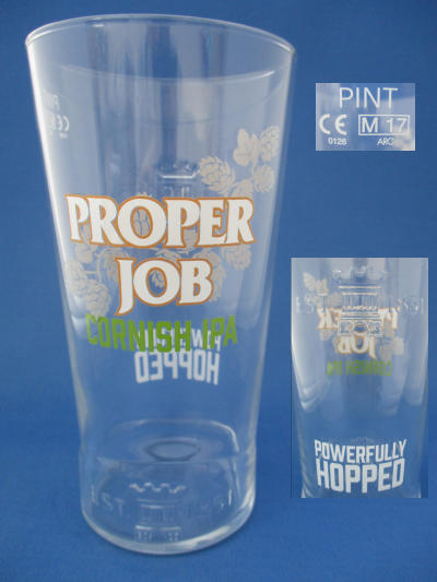 Proper Job Beer Glass 001714B118