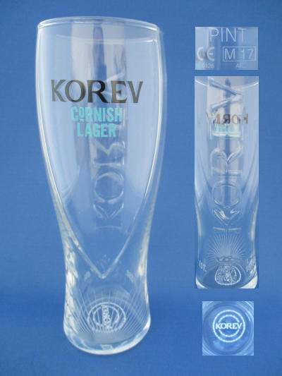 Korev Beer Glass 001715B118