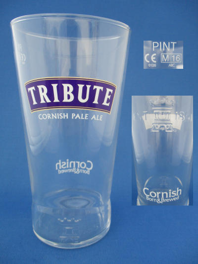 Tribute Beer Glass 001717B118