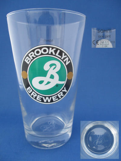 001721B118 Brooklyn Beer Glass