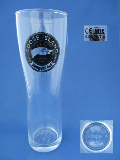 001722B118 Goose Island Beer Glass