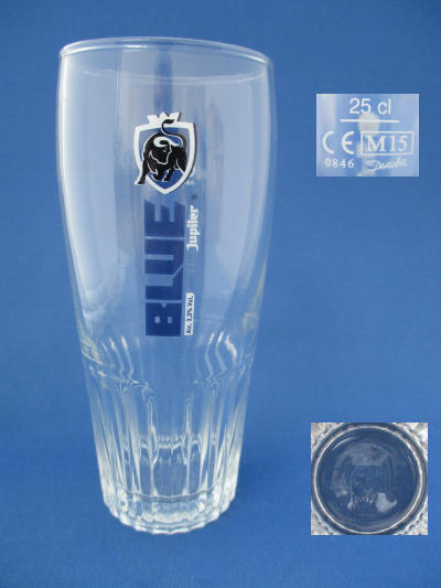 Jupiler Blue Beer Glass