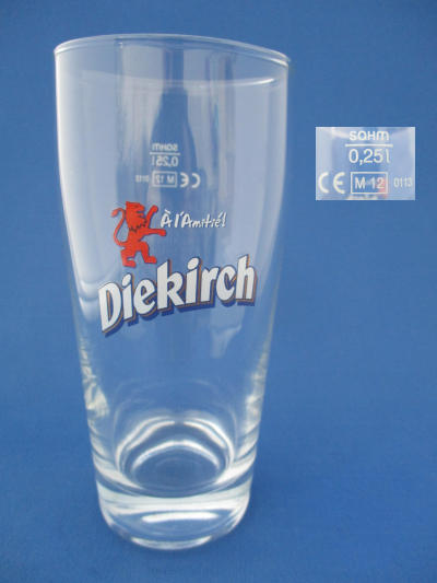 001737B119 Diekirch Beer Glass