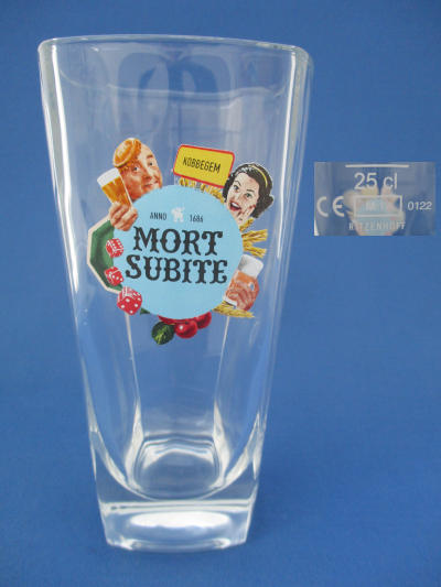 Mort Subite Beer Glass 001740B119