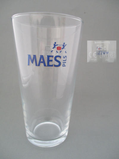 001744B119 Alken Maes Beer Glass