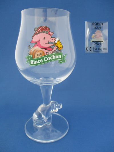 Rince Cochon Beer Glass 001746B119