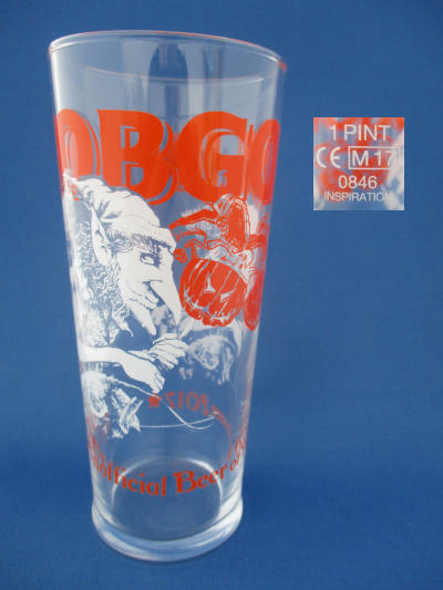 Hobgoblin Beer Glass