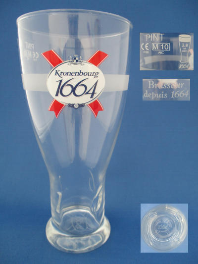 Kronenbourg 1664 Beer Glass