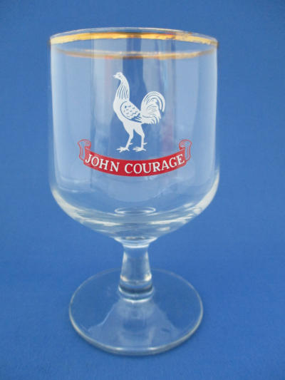 001769B120 Courage Beer Glass