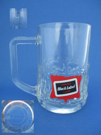 Carling Black Label Beer Glass 001776B117