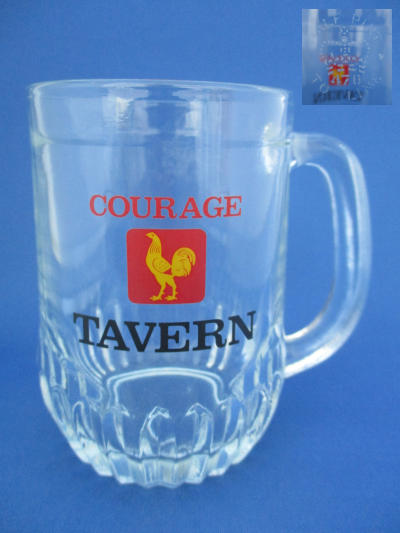 001777B117 Courage Beer Glass