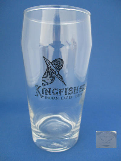 Kingfisher Beer Glass 001778B117