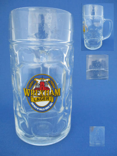 001782B115 Wrexham Beer Glass