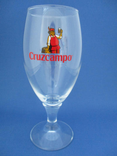 001803B093 Cruzcampo Beer Glass