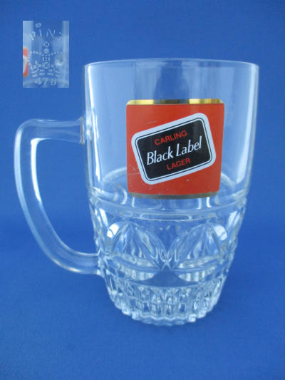 Carling Black Label Beer Glass 001807B095
