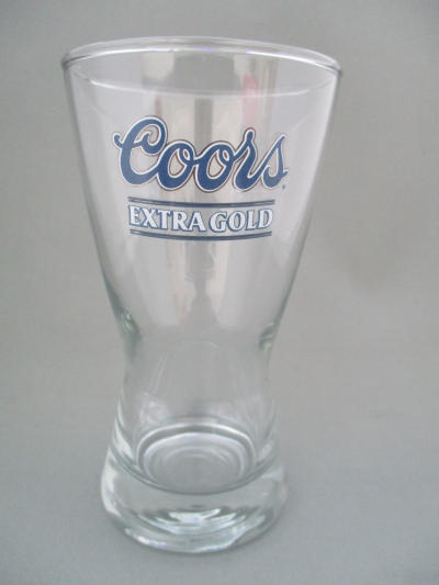 Coors Extra Gold Beer Glass 001812B096
