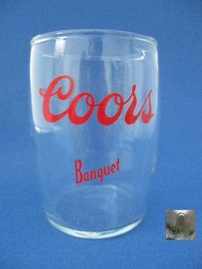 Coors Banquet Beer Glass 001838B104