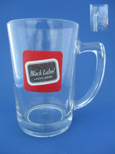 Carling Black Label Beer Glass 001846B110