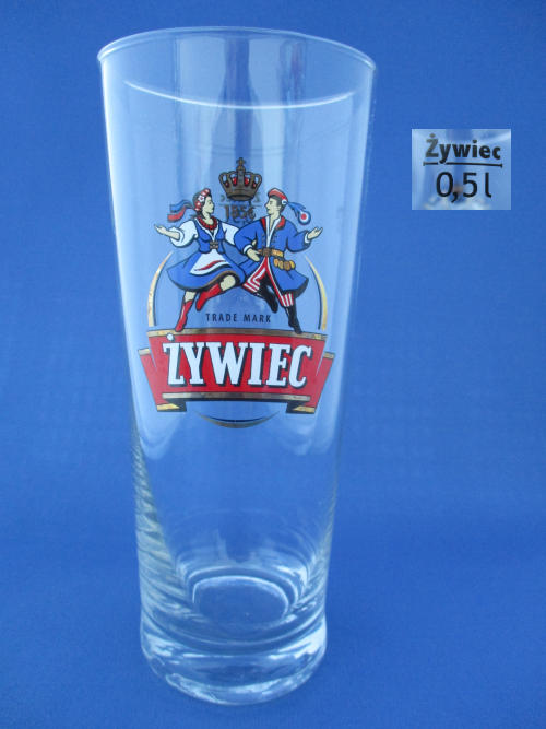 001874B076 Zywiec Beer Glass