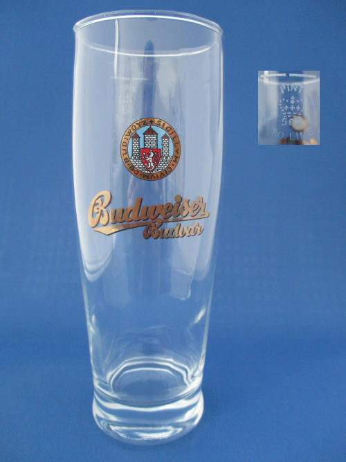 001881B079 Budweiser Budvar Beer Glass