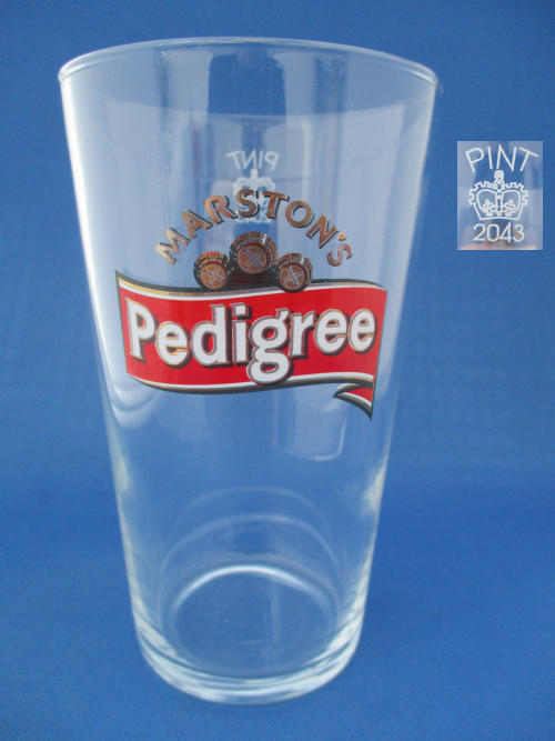 001884B082 Marstons Beer Glass