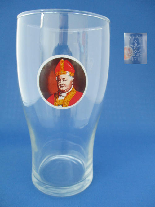 Greene King Abbot Ale Beer Glass 001886B082