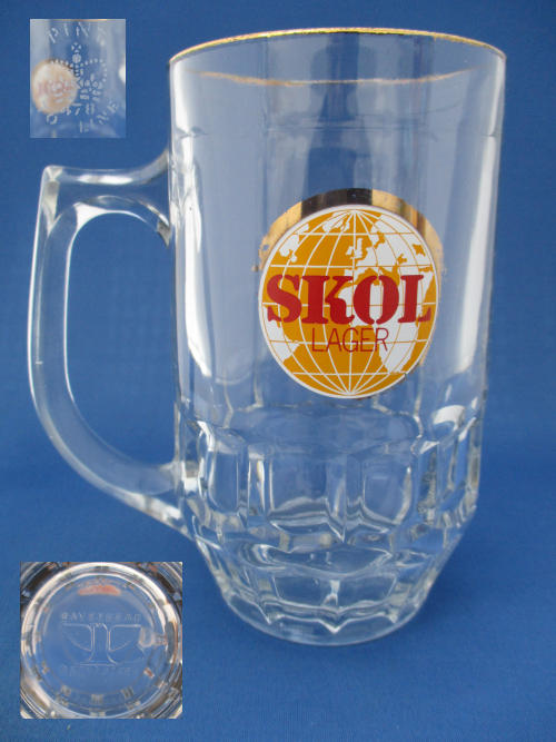 SKOL Beer Glass