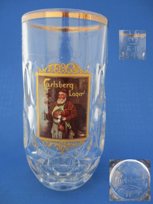 001905B064 Carlsberg Beer Glass