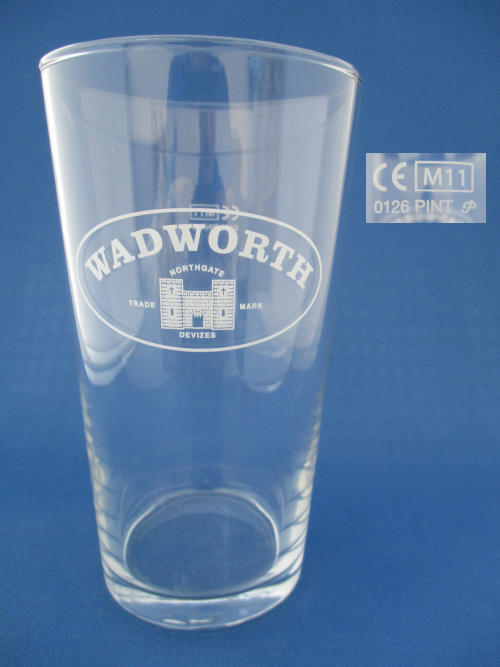 001906B120 Wadworth Beer Glass
