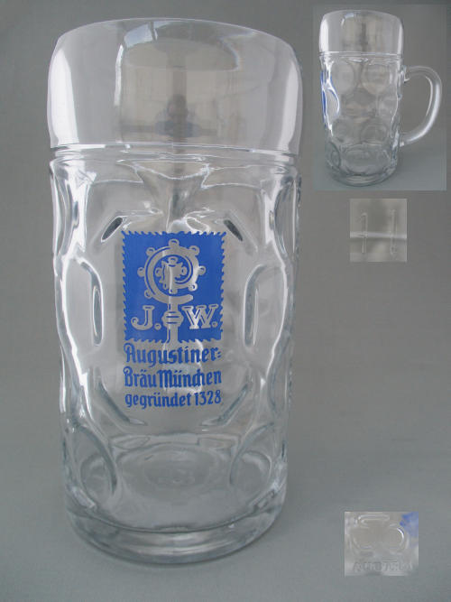 001908B120 Augustiner Beer Glass