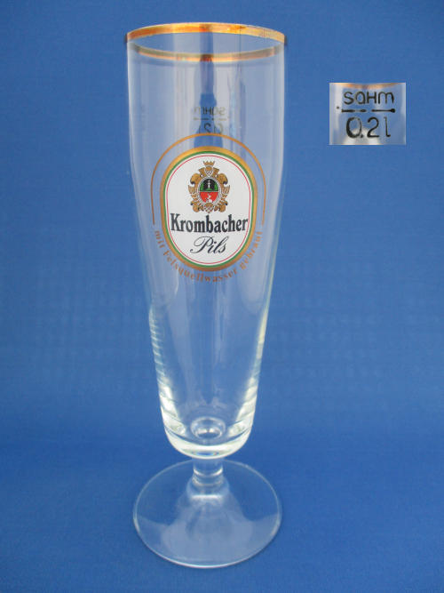 Krombacher Beer Glass