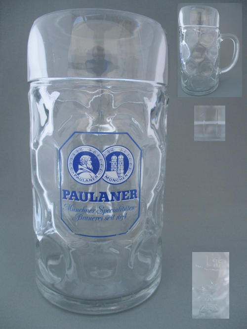 001921B068 Paulaner Beer Glass