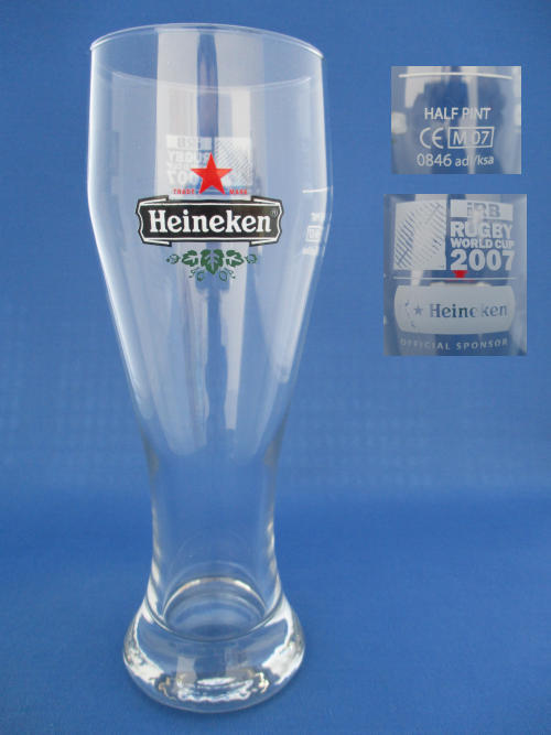 001922B068 Heineken Beer Glass