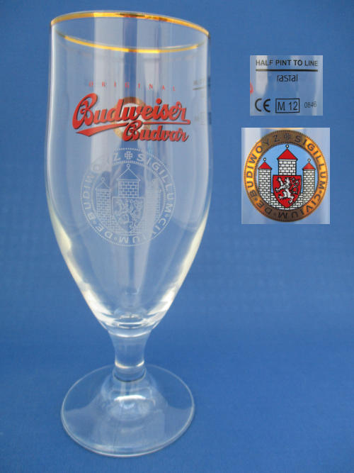 Budweiser Budvar Beer Glass