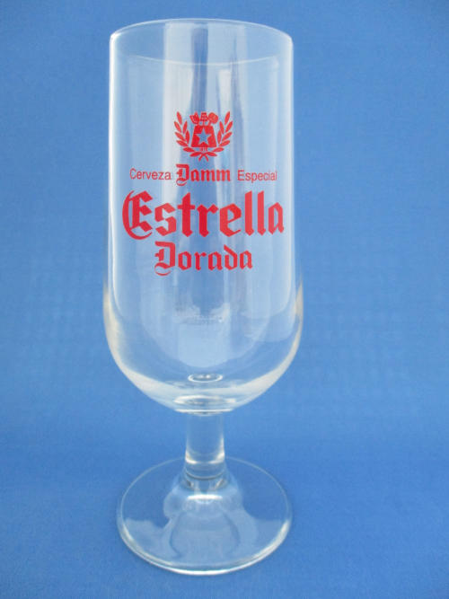 Estrella Damm Beer Glass