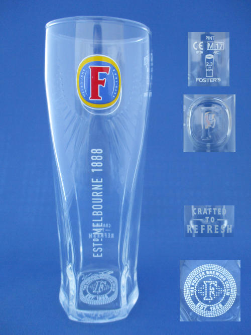 001943B052 Fosters Beer Glass