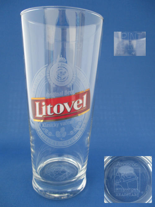 Litovel Beer Glass 001944B052