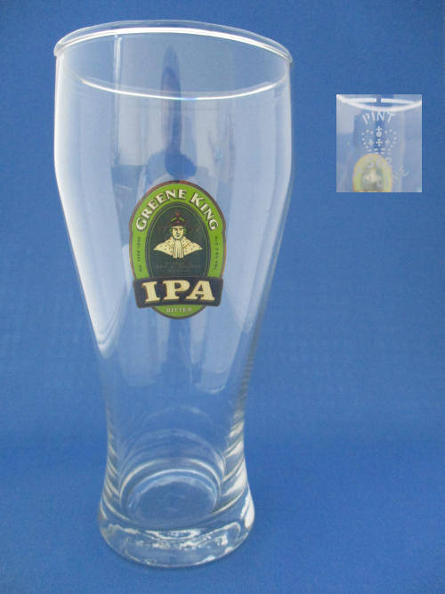 Greene King Beer Glass 001971B038