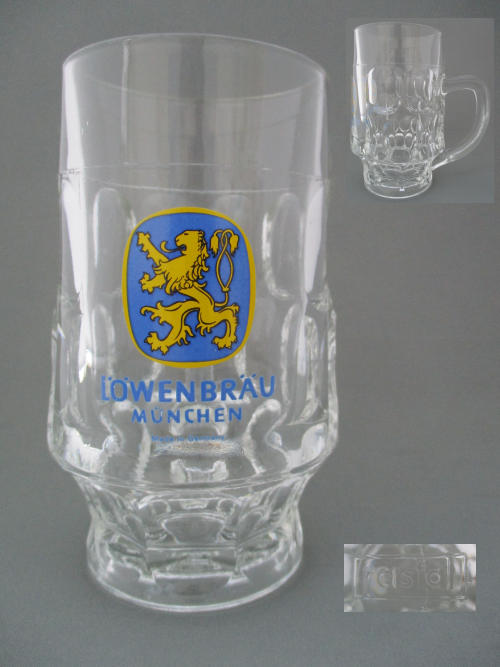 001976B029 Lowenbrau Beer Glass