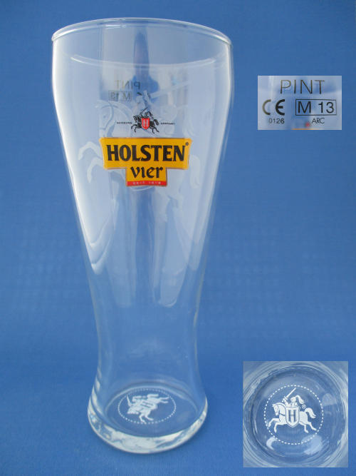 Holsten Vier Beer Glass 001981B027