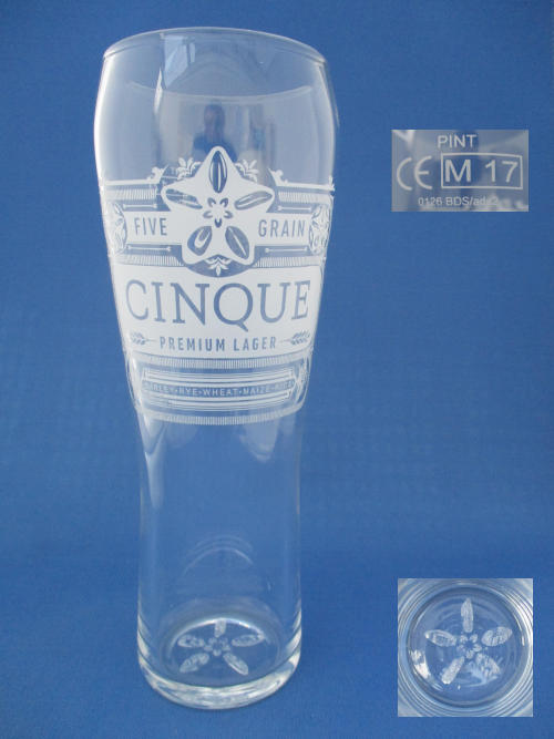 Cinque Five Grain Premium Lager Glass