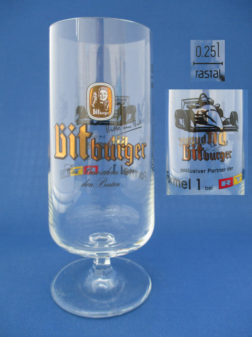 001984B027 Bitburger Beer Glass