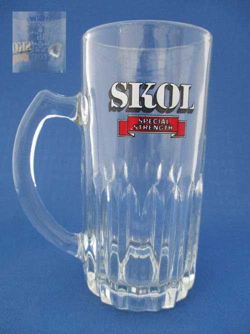 SKOL Beer Glass