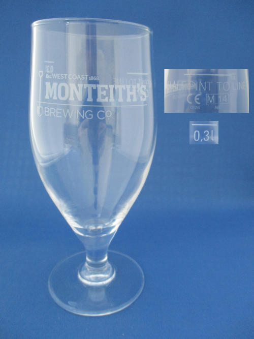 002010B019 Monteith's Beer Glass