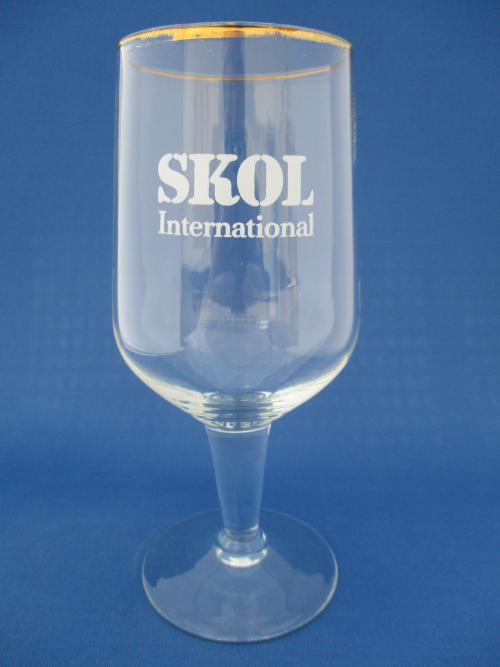 SKOL Beer Glass