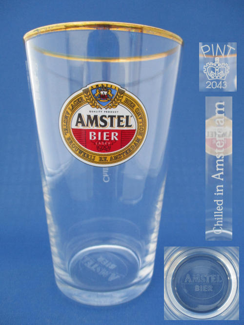 002017B121 Amstel Beer Glass