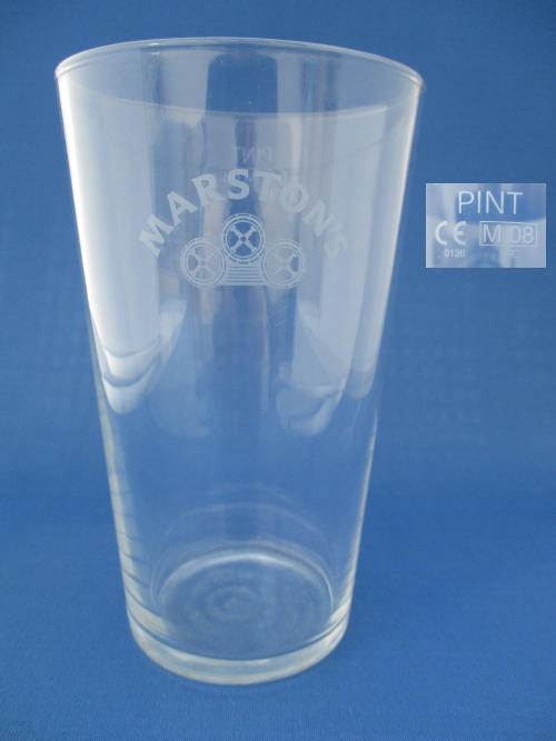 Marstons Beer Glass 002019B121