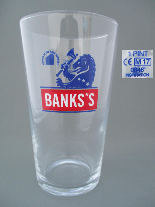 002026B121 Banks's Beer Glass